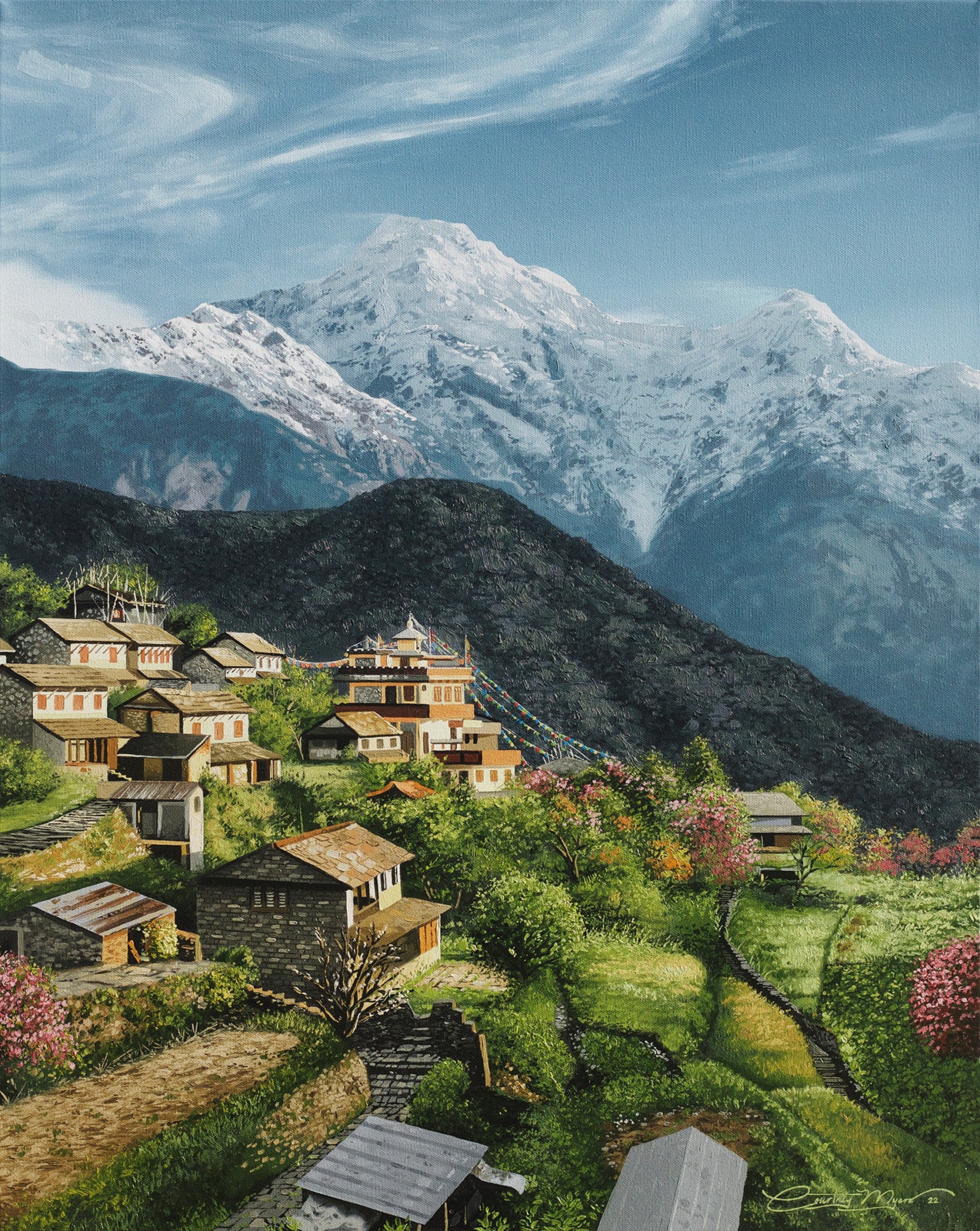 Nepal - Ghandruk Village Print